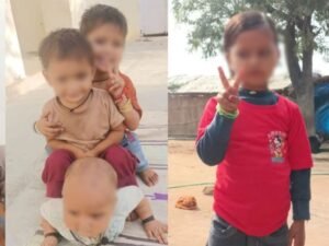 3 बच्चों के शव