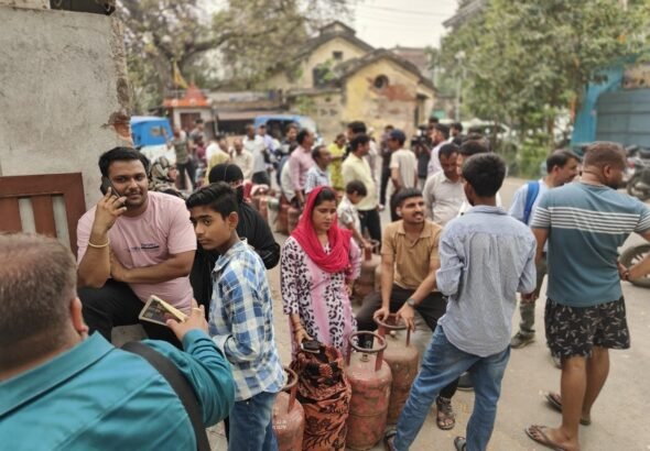 Gas cylinder shortage