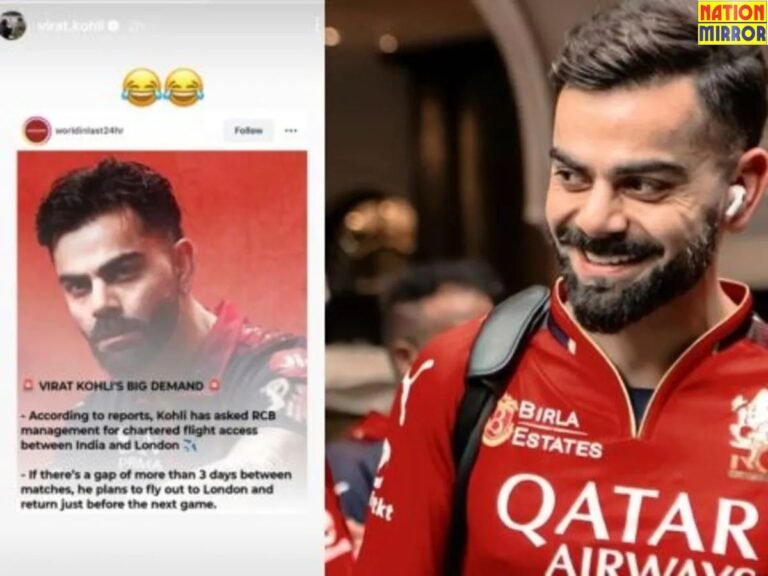 Kohli React On Fake News