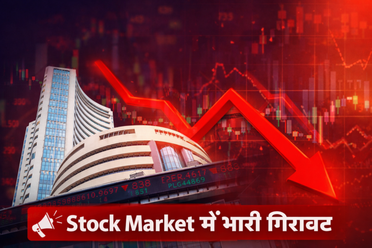 Stock Market Crash Today: सेंसेक्स 1836 अंक टूटा, निफ्टी 22492 पर बंद