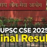 UPSC CSE 2025 Result