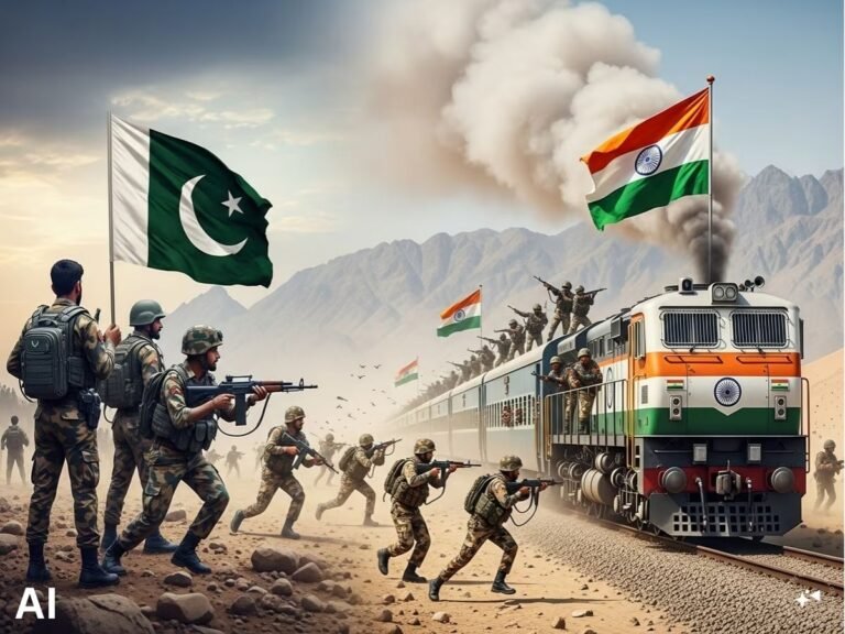 Indo-Pak border rail lines
