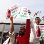  LPG shortage protest Lucknow
