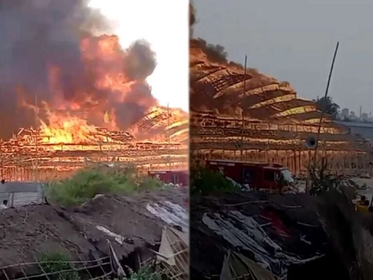 Ayodhya Rajghat Fire