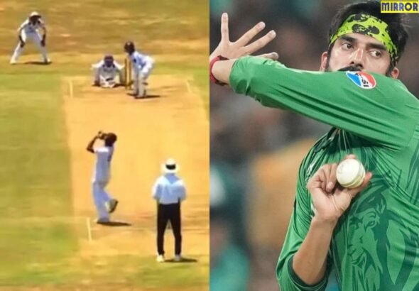 Sri Lanka Bowler Imitates Tariq