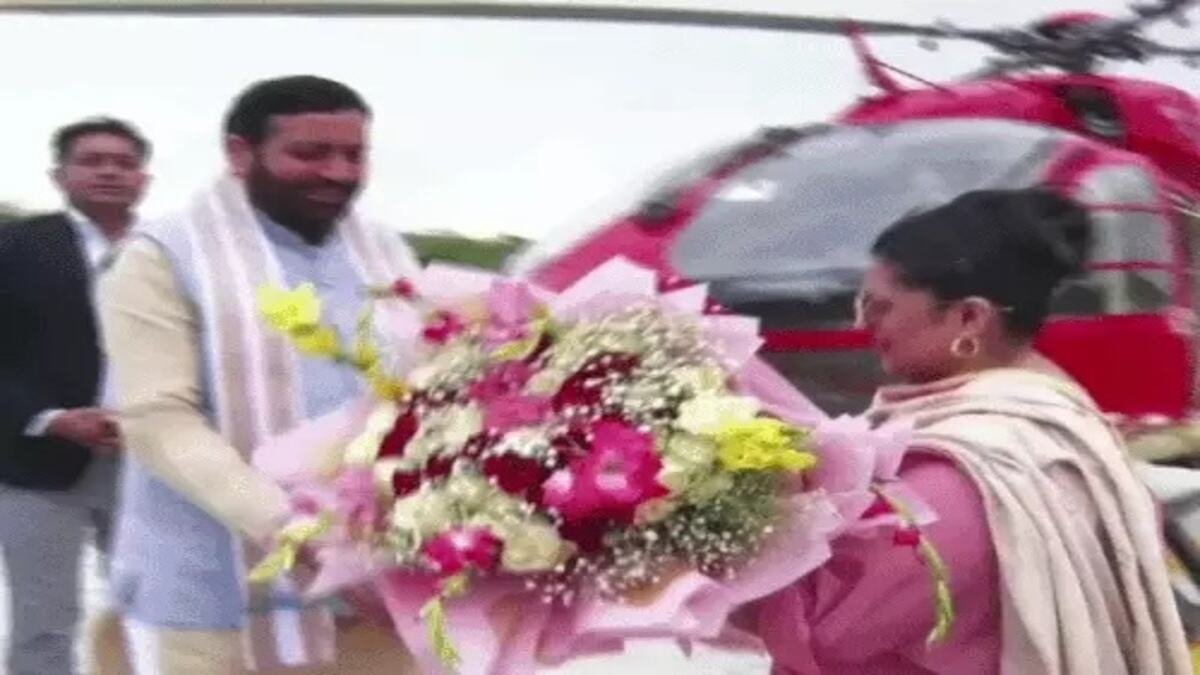 कार्यक्रम में पहुंचे सीएम सैनी