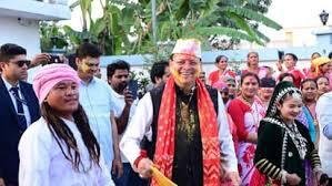 उत्तराखंड में CM धामी ने मनाया भव्य रंगोत्सव
