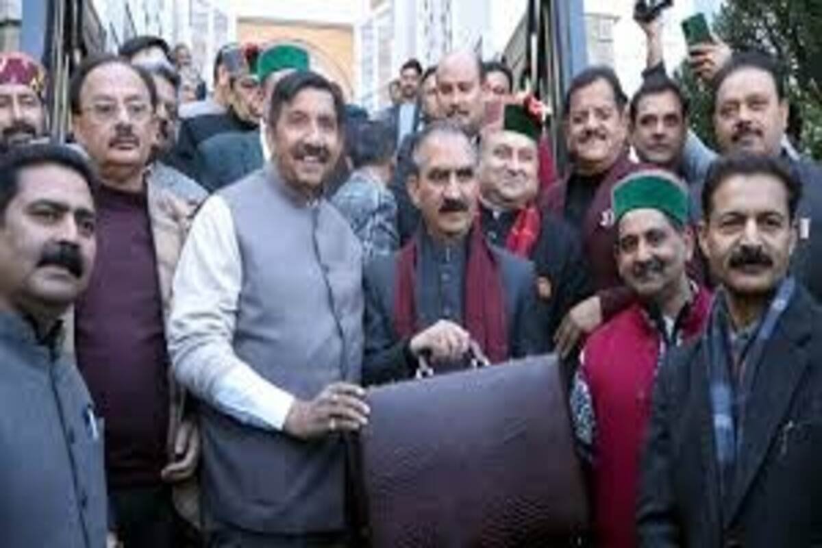 हिमाचल सीएम सुक्खू बजट पेश करने के पहले