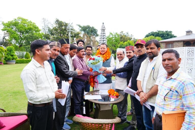 CM Dhami Chinyalisaur Road