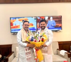 केंद्रीय नागरिक उड्डयन मंत्री राम मोहन नायडू से मुलाकात