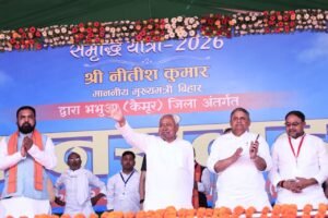 कैमूर और रोहतास पहुंचे CM नीतीश