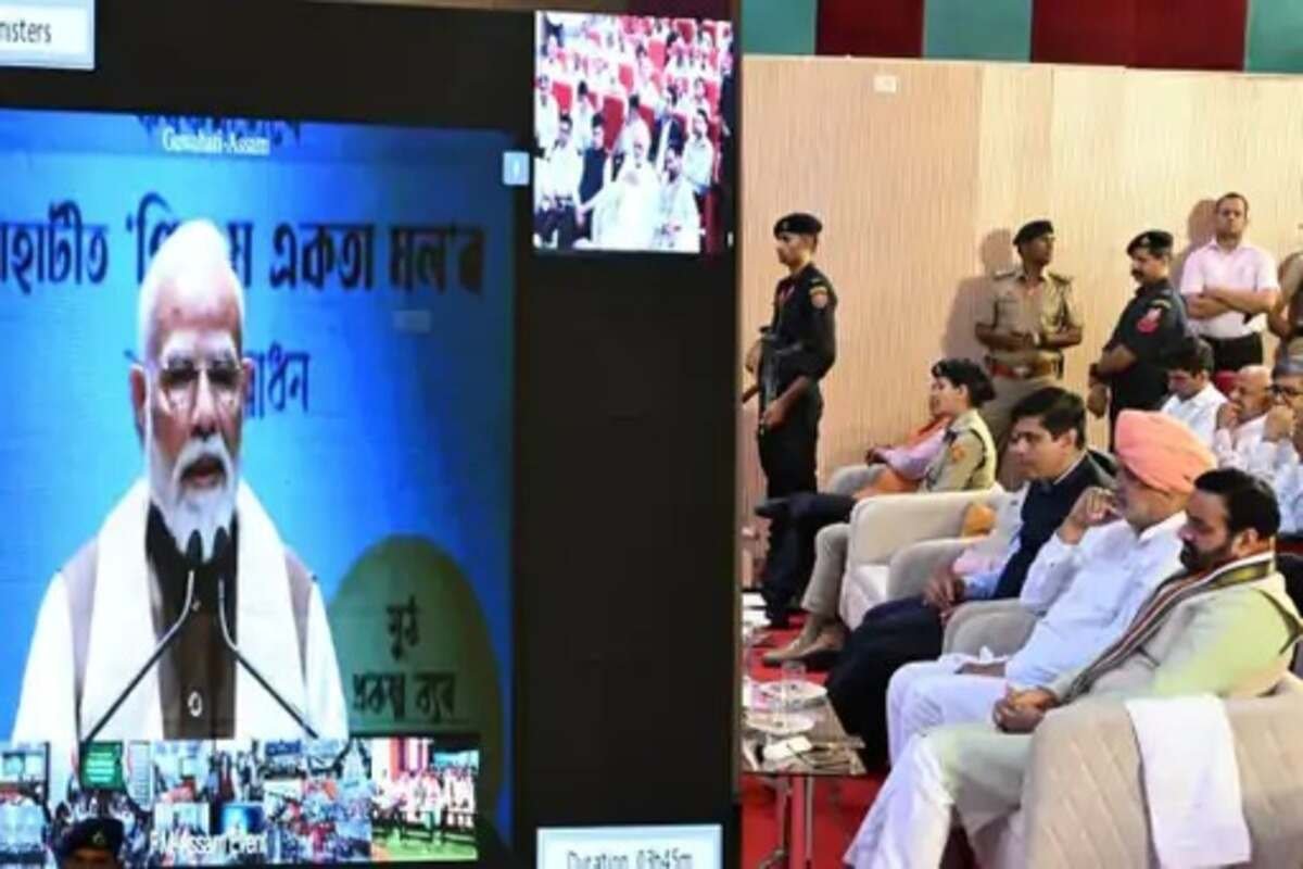 कार्यक्रम में जुड़े सीएम सैनी