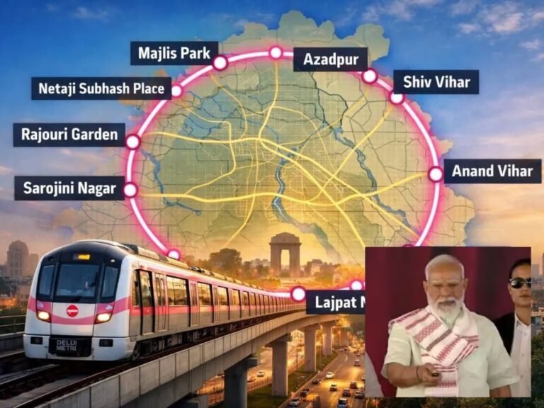 दिल्ली को मिली देश की पहली रिंग मेट्रो