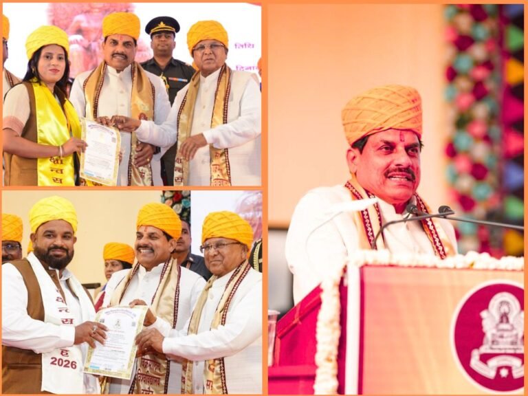 दीक्षांत समारोह में पहुंचे CM डॉ मोहन