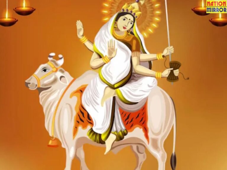 मां शैलपुत्री की पूजा-अर्चना