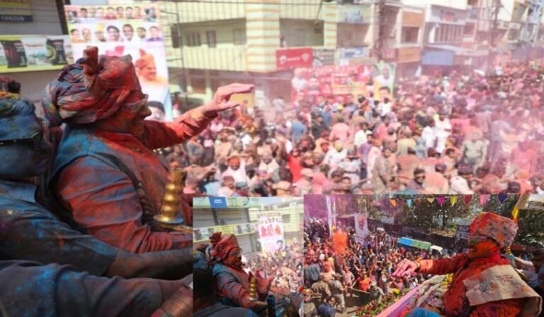 रंगपंचमी की गेर में शामिल हुए सीएम मोहन यादव