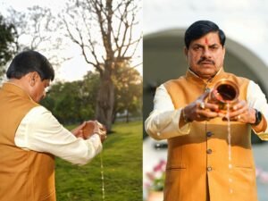 हिंदू नववर्ष पर CM डॉ. मोहन ने अर्घ्य अर्पित कर की दिन की शुरुआत