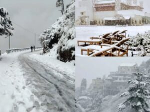 उत्तराखंड में बर्फबारी