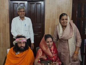 बेटे-बहू का स्वागत