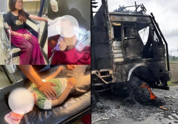 Manipur violence bomb attack