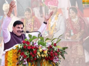CM डॉ यादव ने 23 जोड़ों को दिया आशीर्वाद
