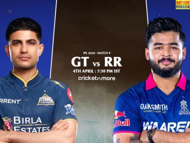 GT Vs RR IPL 2026