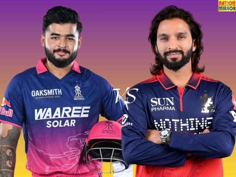 RR vs RCB IPL 2026