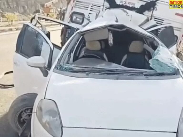 Truck Hits Car Accident