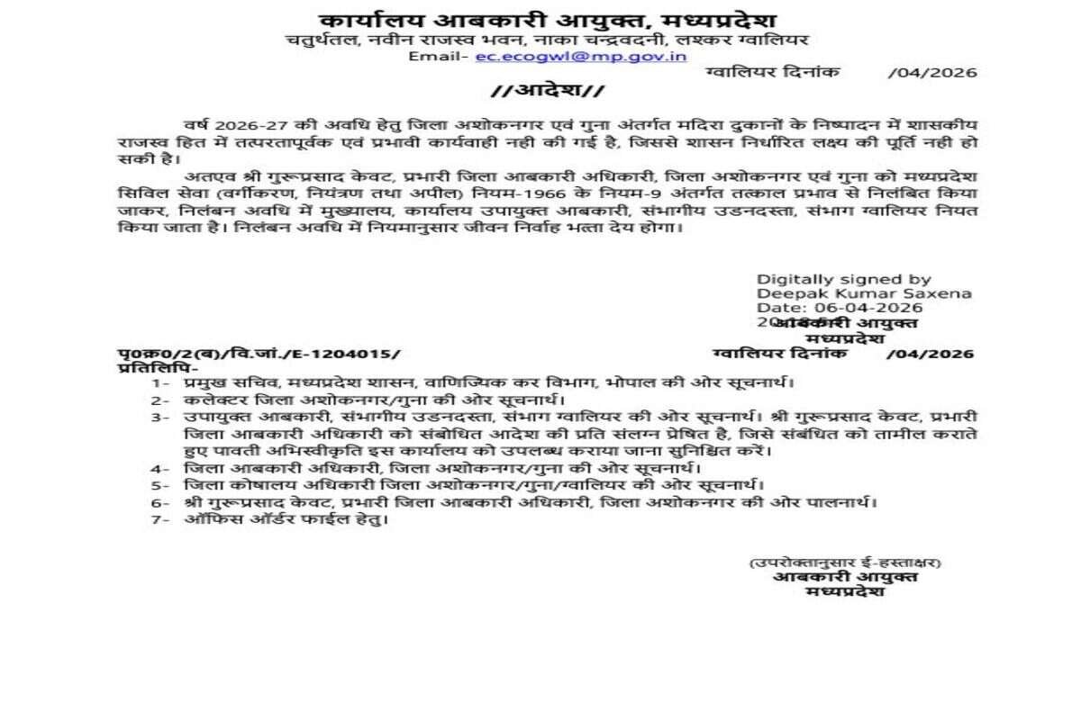 आदेश की कॉपी