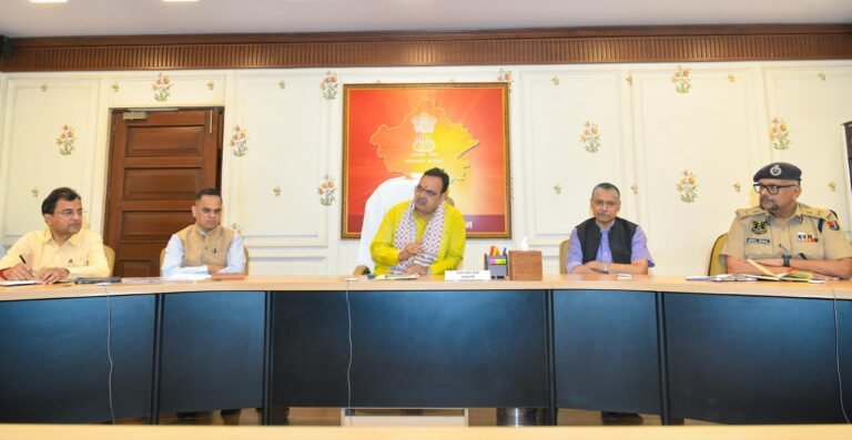 CM Bhajan Lal Jaipur Traffic