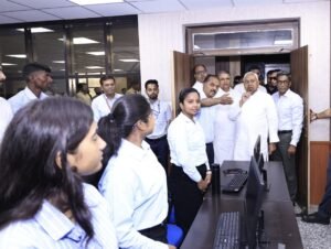 बिपार्ड स्किल पार्क का निरीक्षण