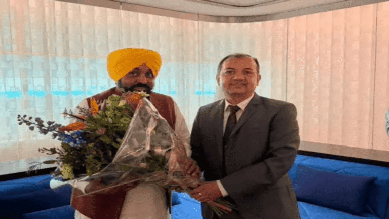 नीदरलैंड दौरे पर पंजाब CM मान: निवेश की नई उड़ान, राजदूत ने किया गर्मजोशी से स्वागत