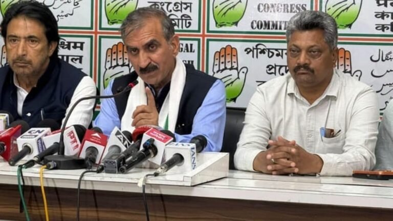 कांग्रेस ही महिलाओं की असली संरक्षक”: CM सुक्खू ने कोलकाता में केंद्र, TMC पर किया हमला