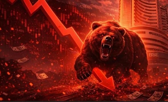 शेयर मार्केट में गिरावट